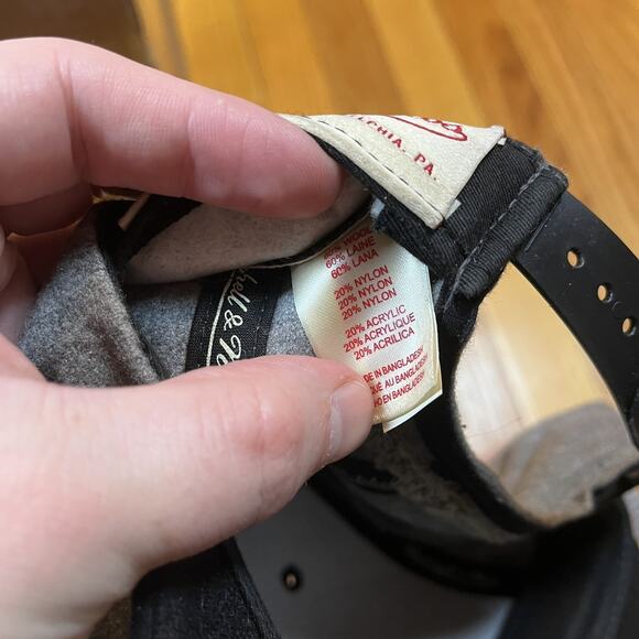 Golden State Warriors Mitchell & Ness Gray Wool Blend Hat Adjustable SnapBack - Picture 5 of 7